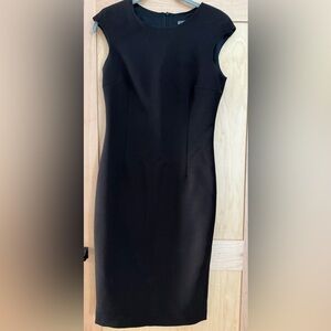 **SOLD Zara Black Cap Sleeve Sheath Dress